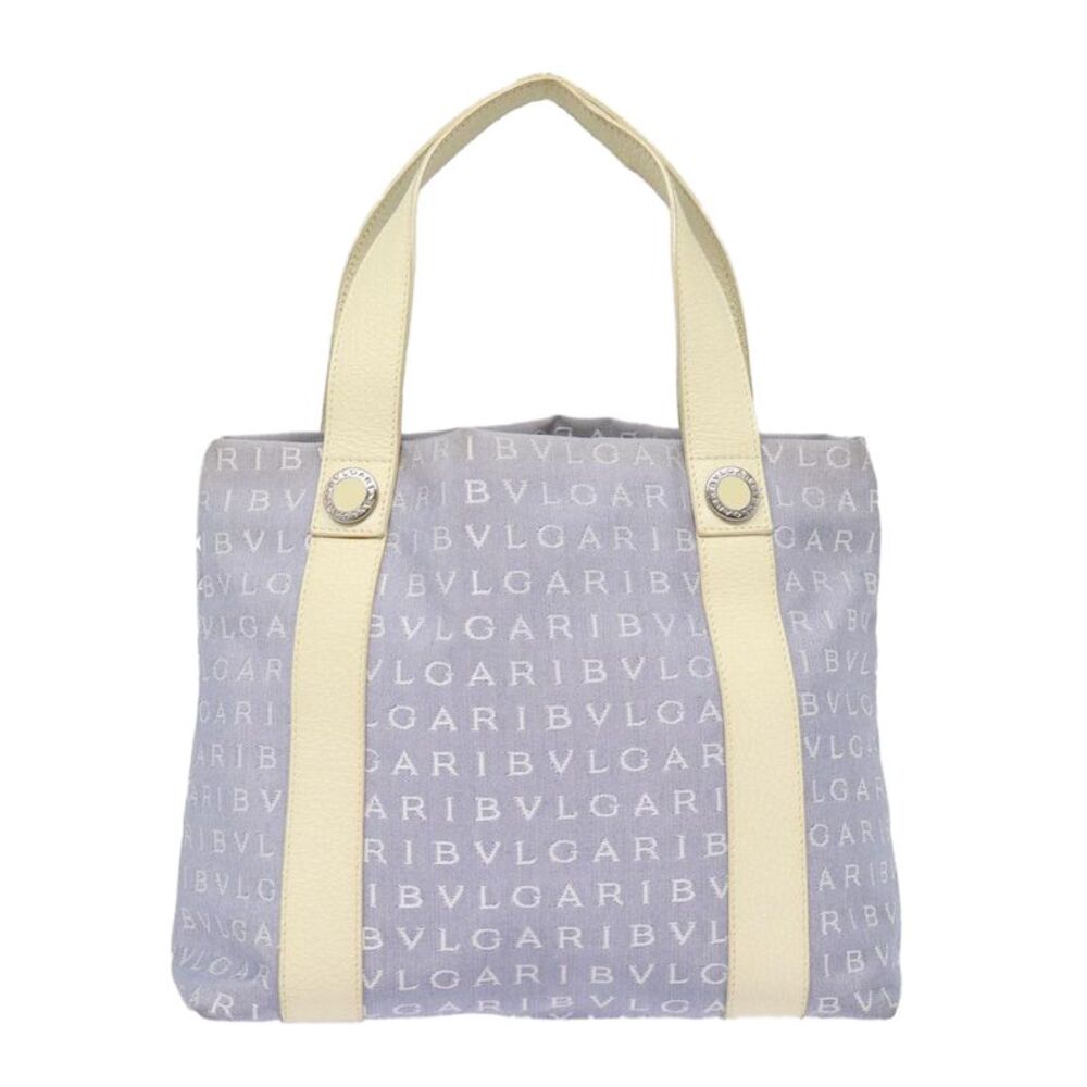 Bulgari Sophia Blue Canvas Tote Bag (Pre-Owned) - Picture 2 of 16
